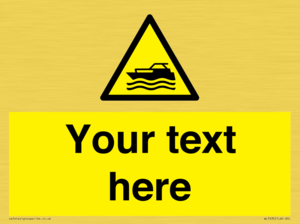 Custom Warning motorised watercraft